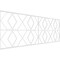 Ekena Millwork Set of Four Panels for 94 1/2"W x 36 1/4"H Hillrose Fretwork Wainscot Wall Paneling WPKP18X01X47HRE - alternate 1